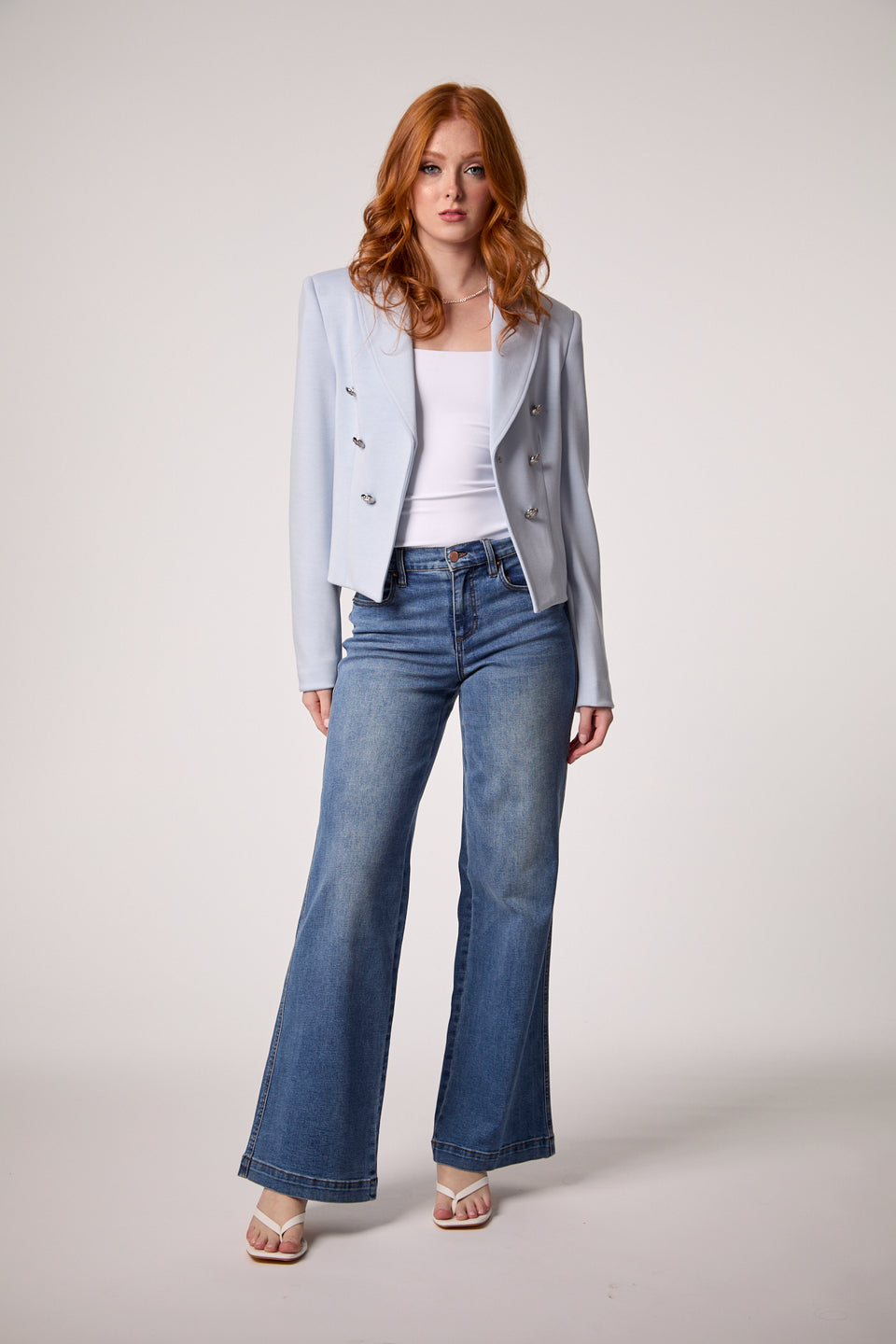 Blue Revival Charlotte Cropped Blazer