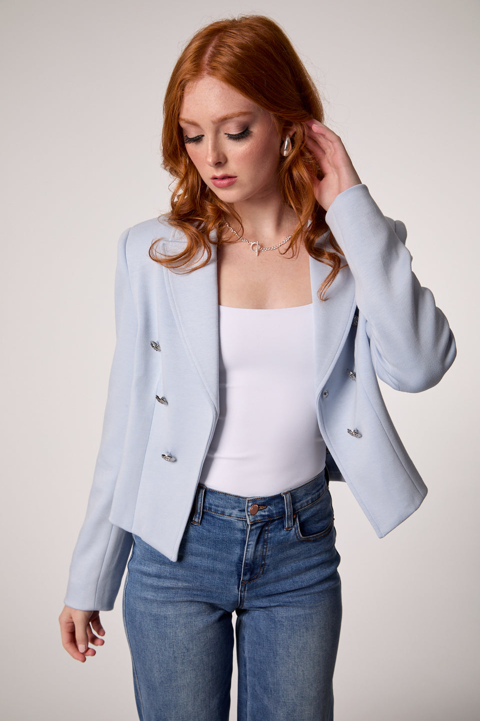 Blue Revival Charlotte Cropped Blazer