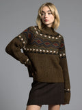 Weekend LA Cinnamon Aztec Sweater