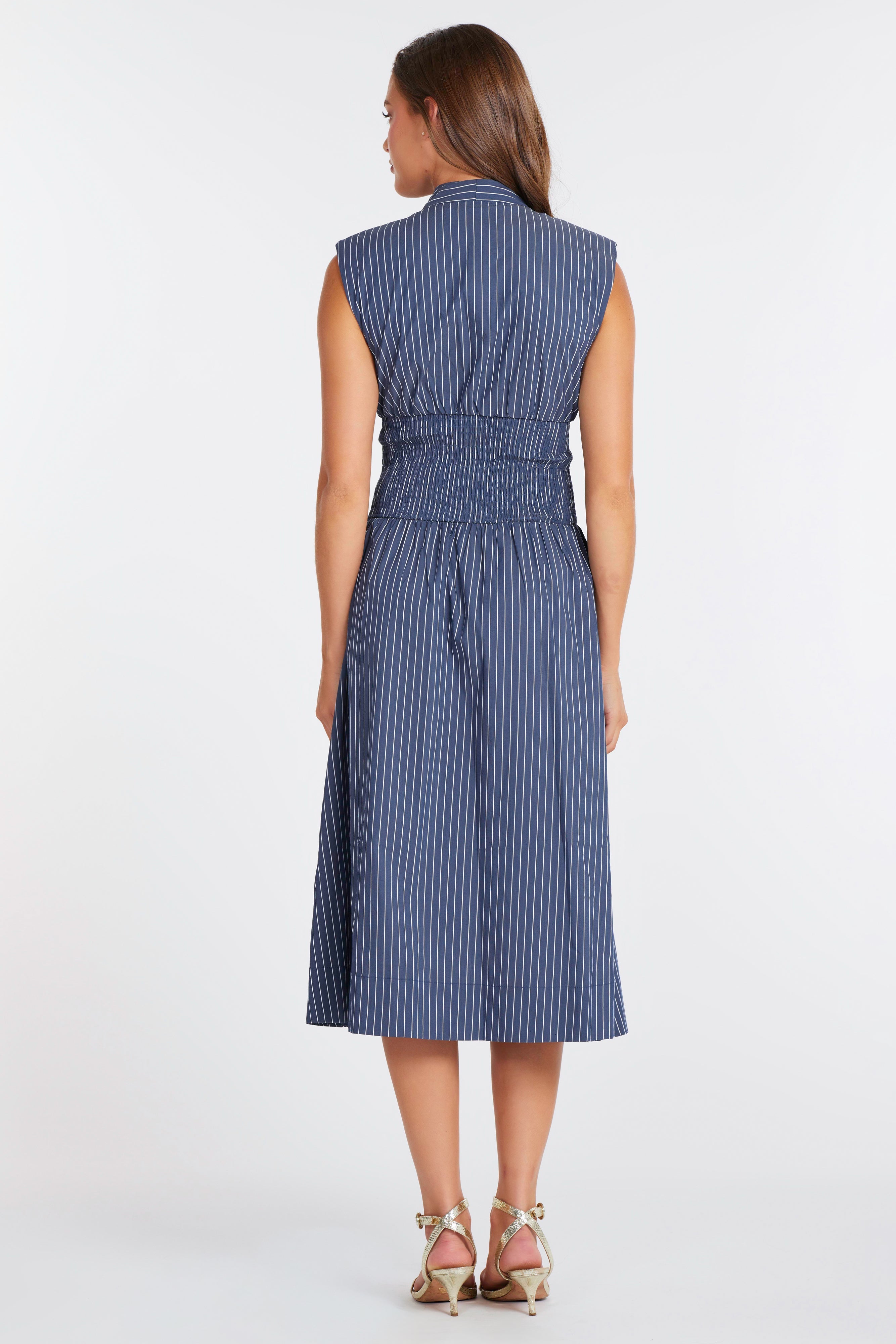Bishop + Young Skye Zip Front Dress - Navy
