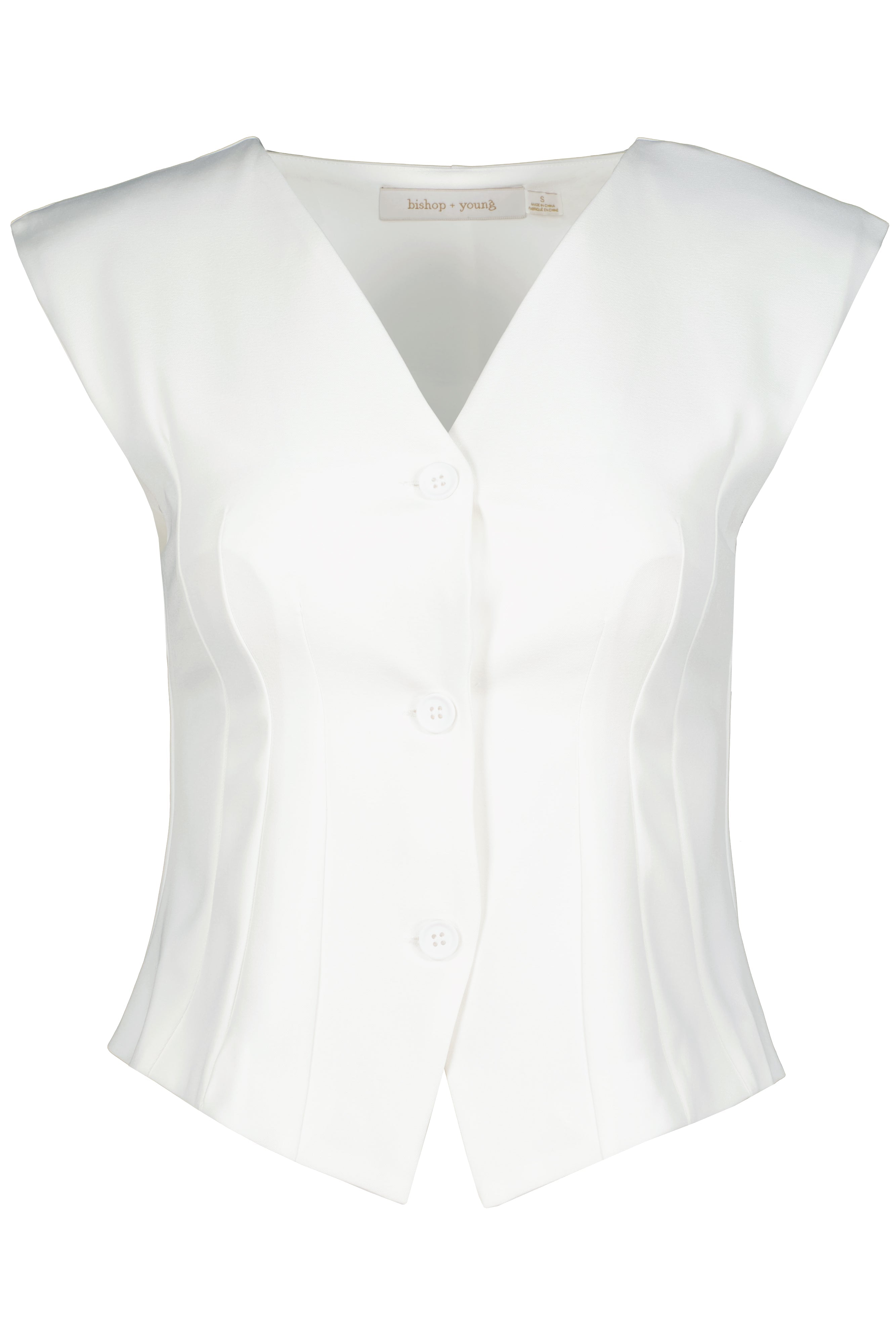 Bishop + Young Muse Vest - Salt