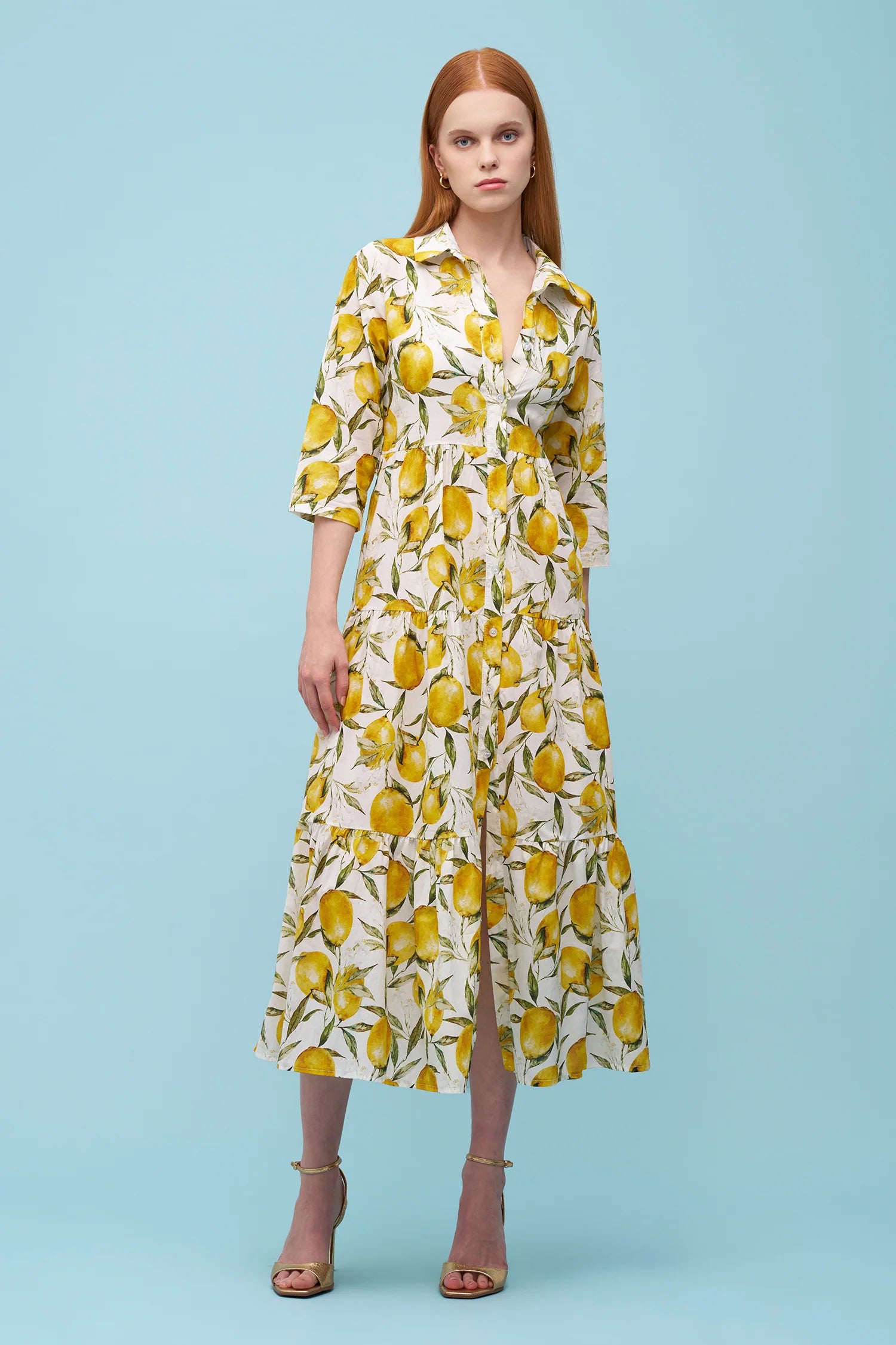 Astrid Molly Lemon Dress
