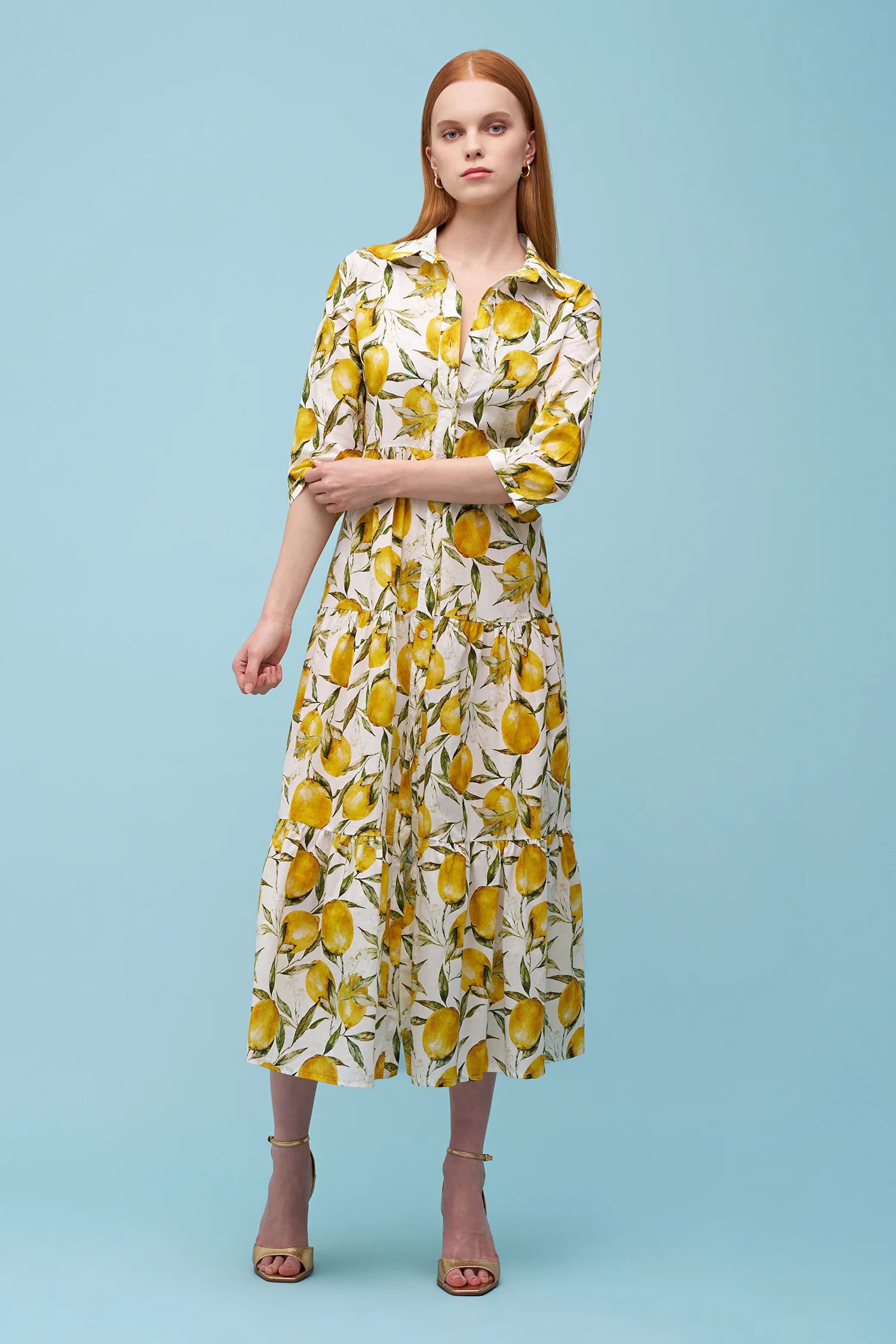 Astrid Molly Lemon Dress