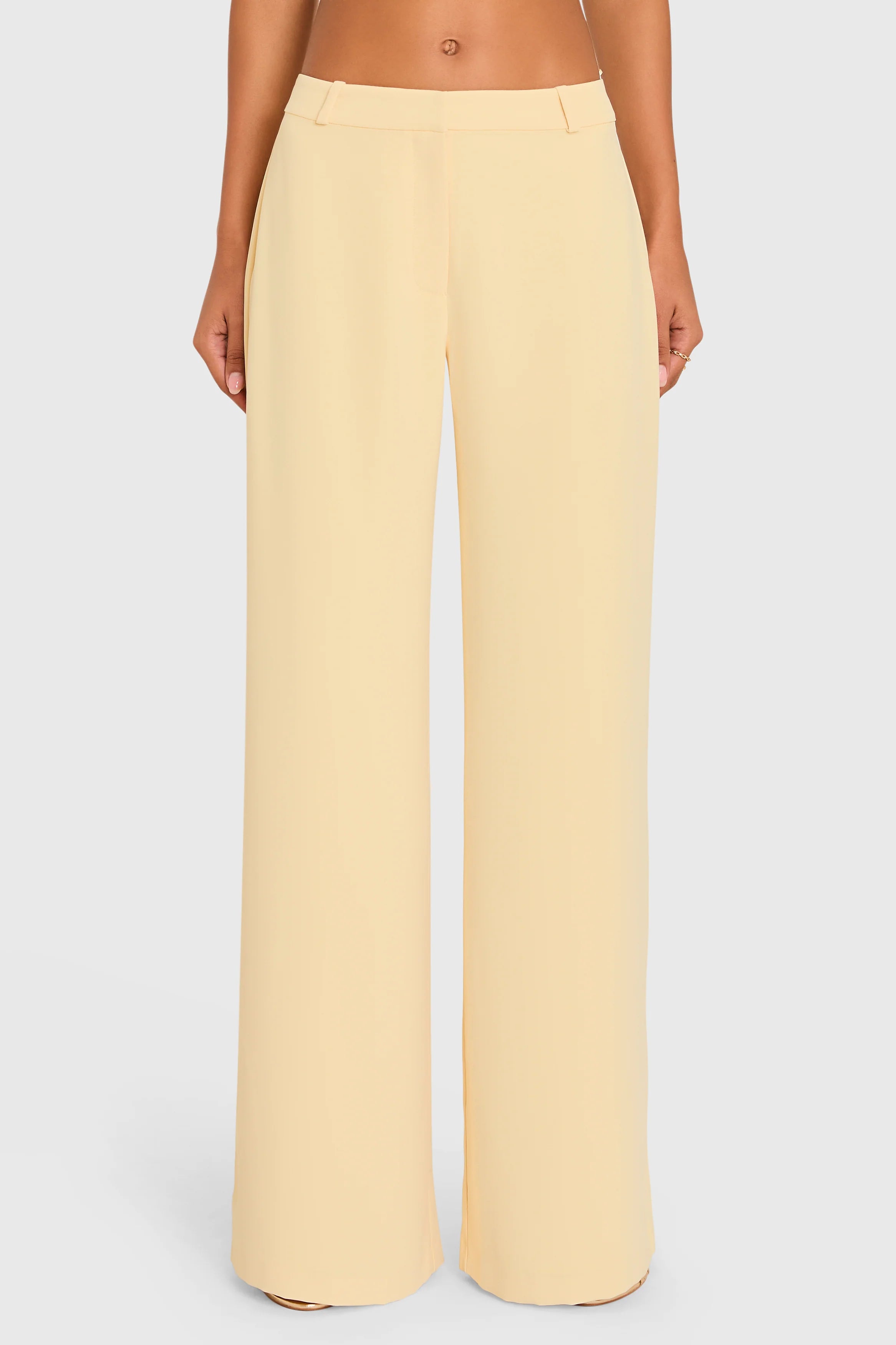 Amanda Uprichard Hathaway Pants - Butter Yellow