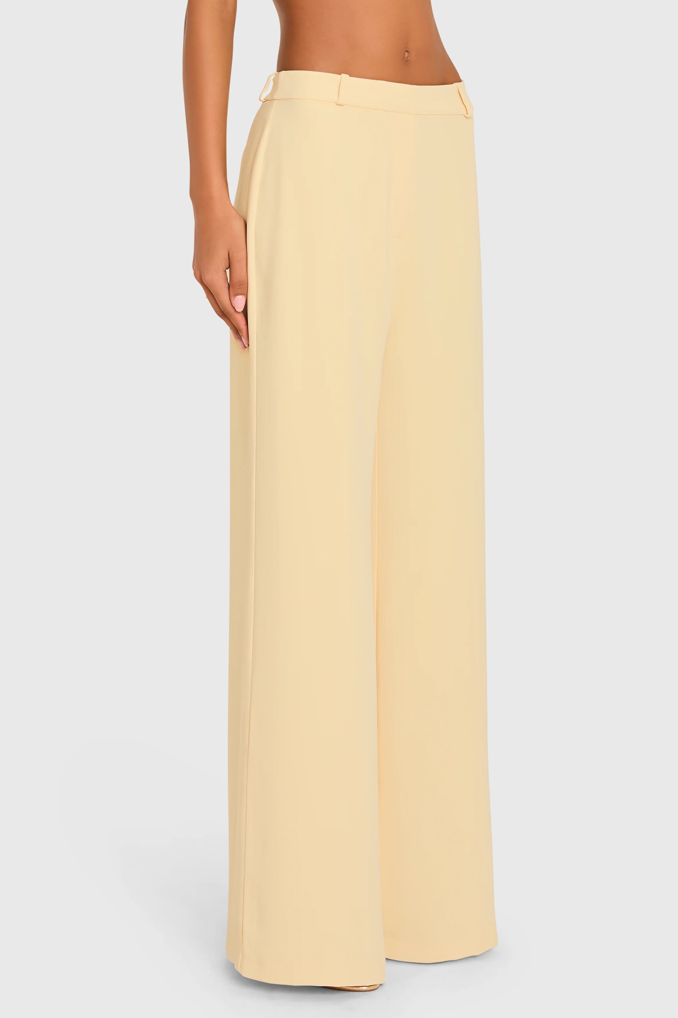 Amanda Uprichard Hathaway Pants - Butter Yellow