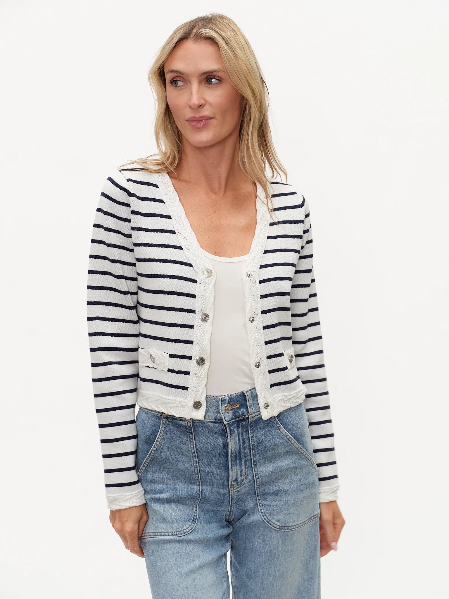 Six Fifty Blaire Striped Cardigan