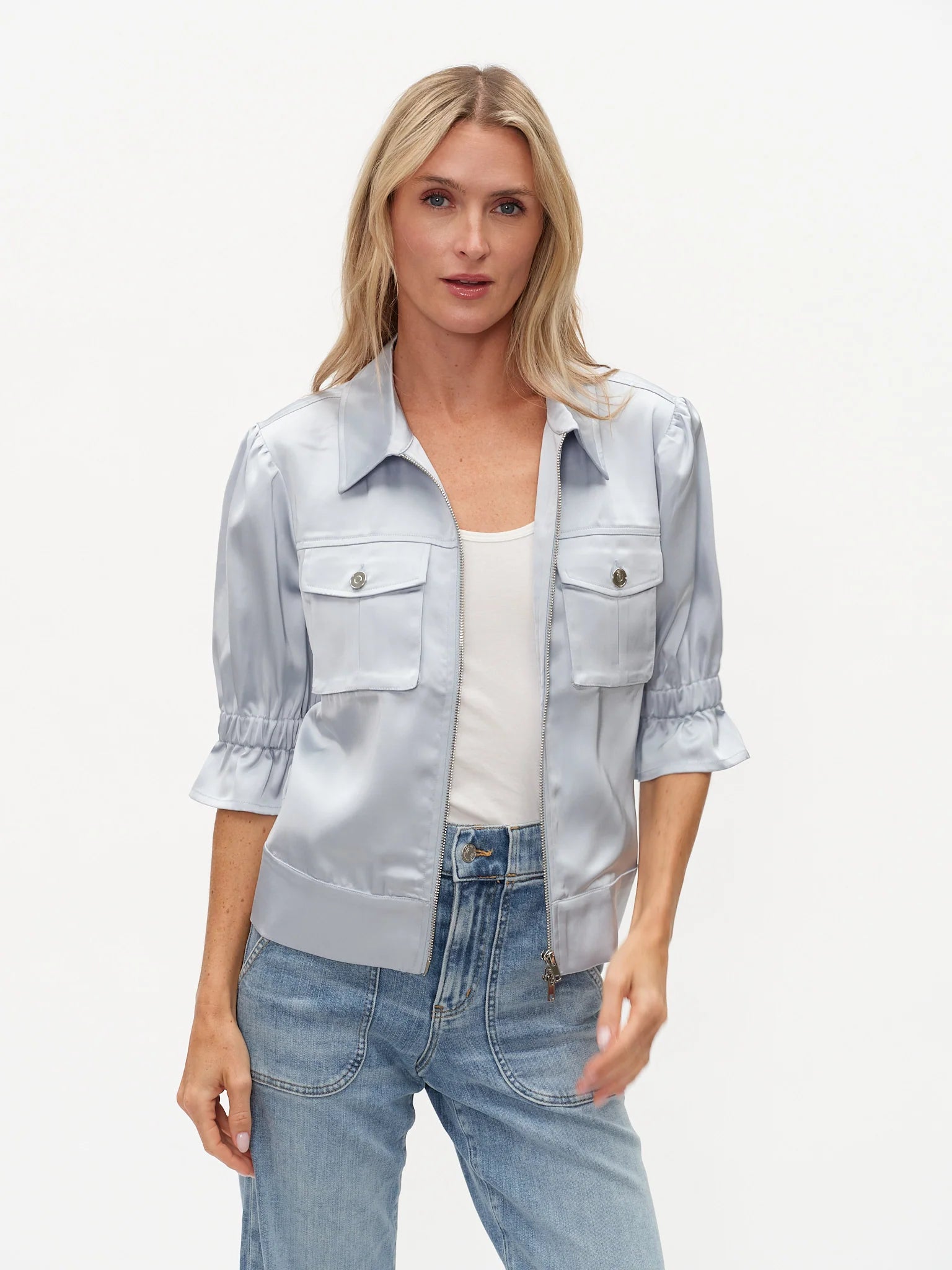 Six Fifty Anna Satin Jacket