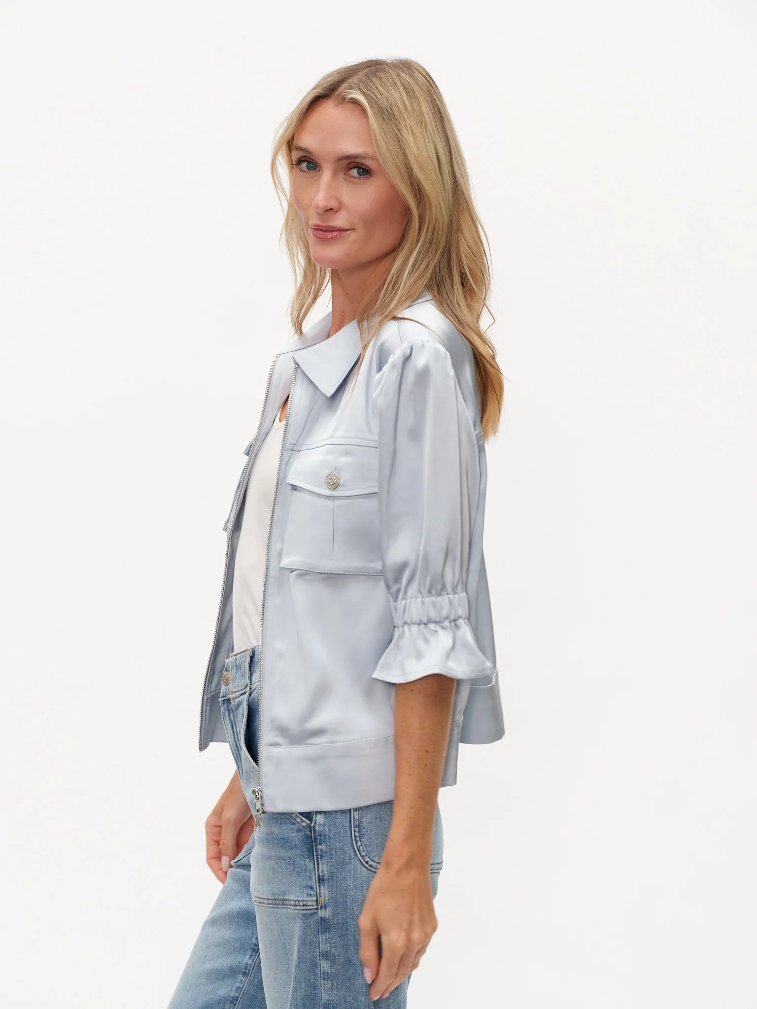 Six Fifty Anna Satin Jacket