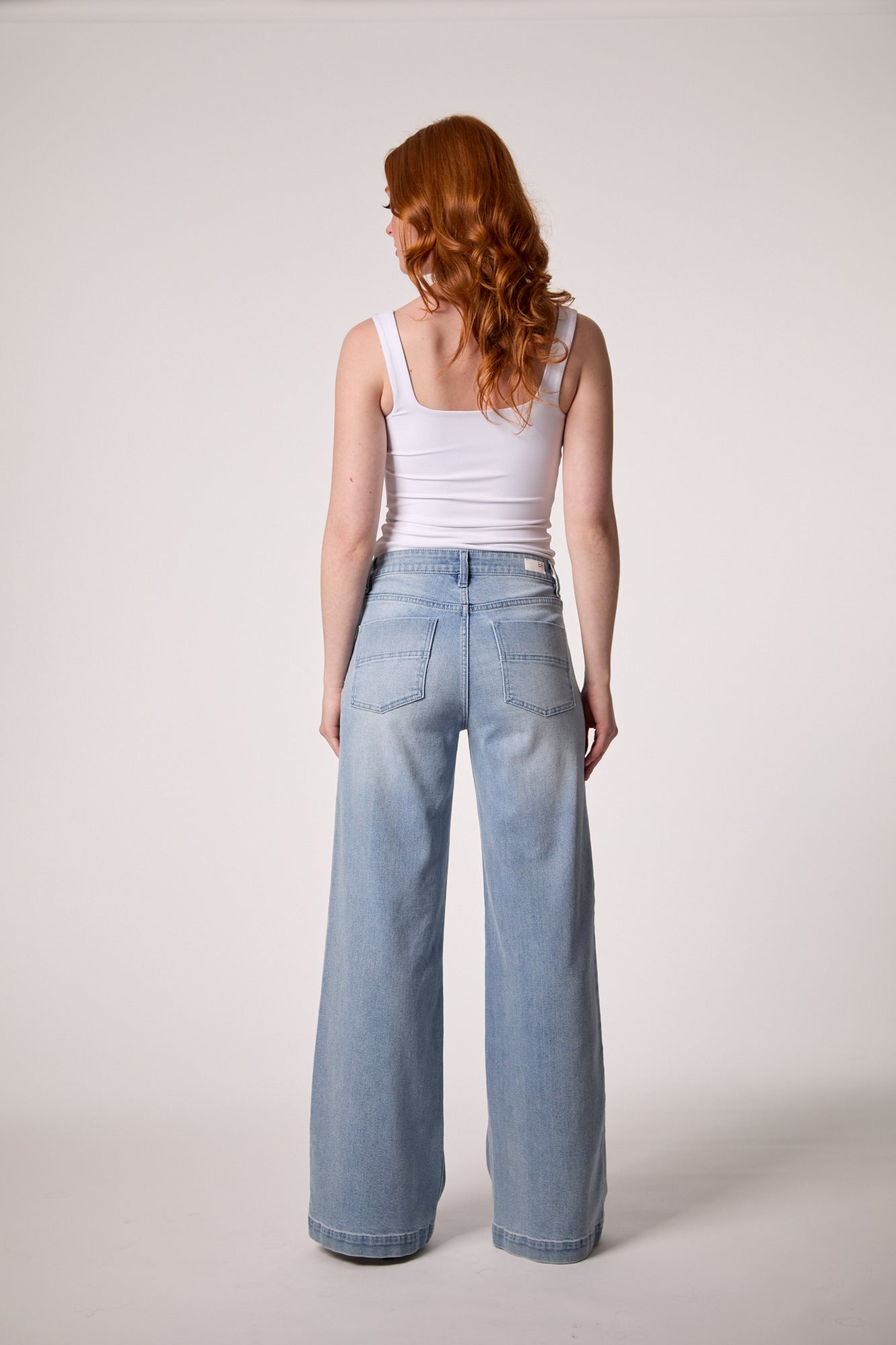 Blue Revival Sailor Mid Rise Wide Leg Jean