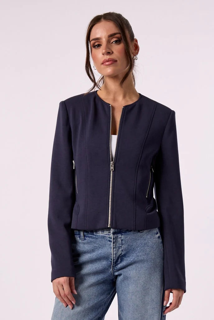 Blue Revival Zoey Zipped Blazer