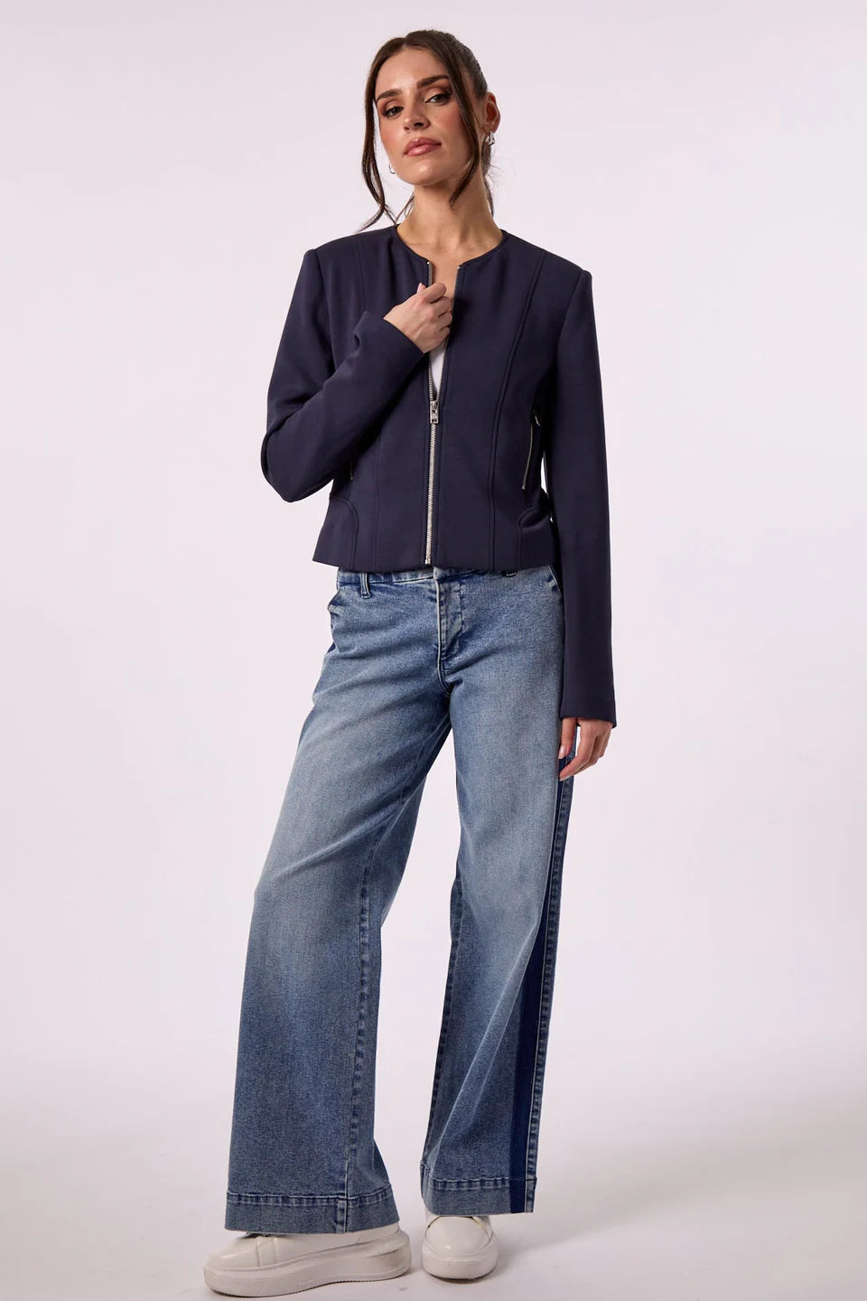 Blue Revival Zoey Zipped Blazer