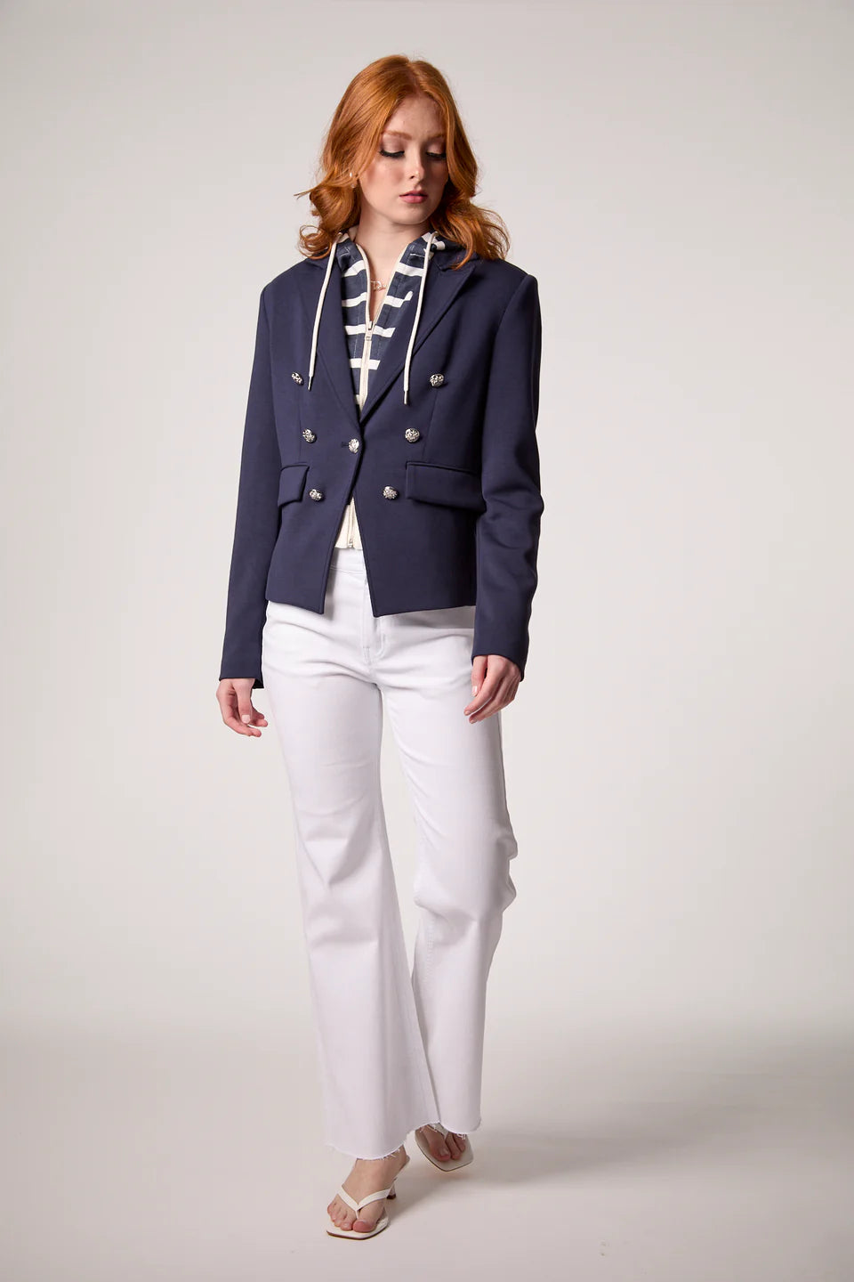 Blue Revival Kasey Nautical Hooded Blazer