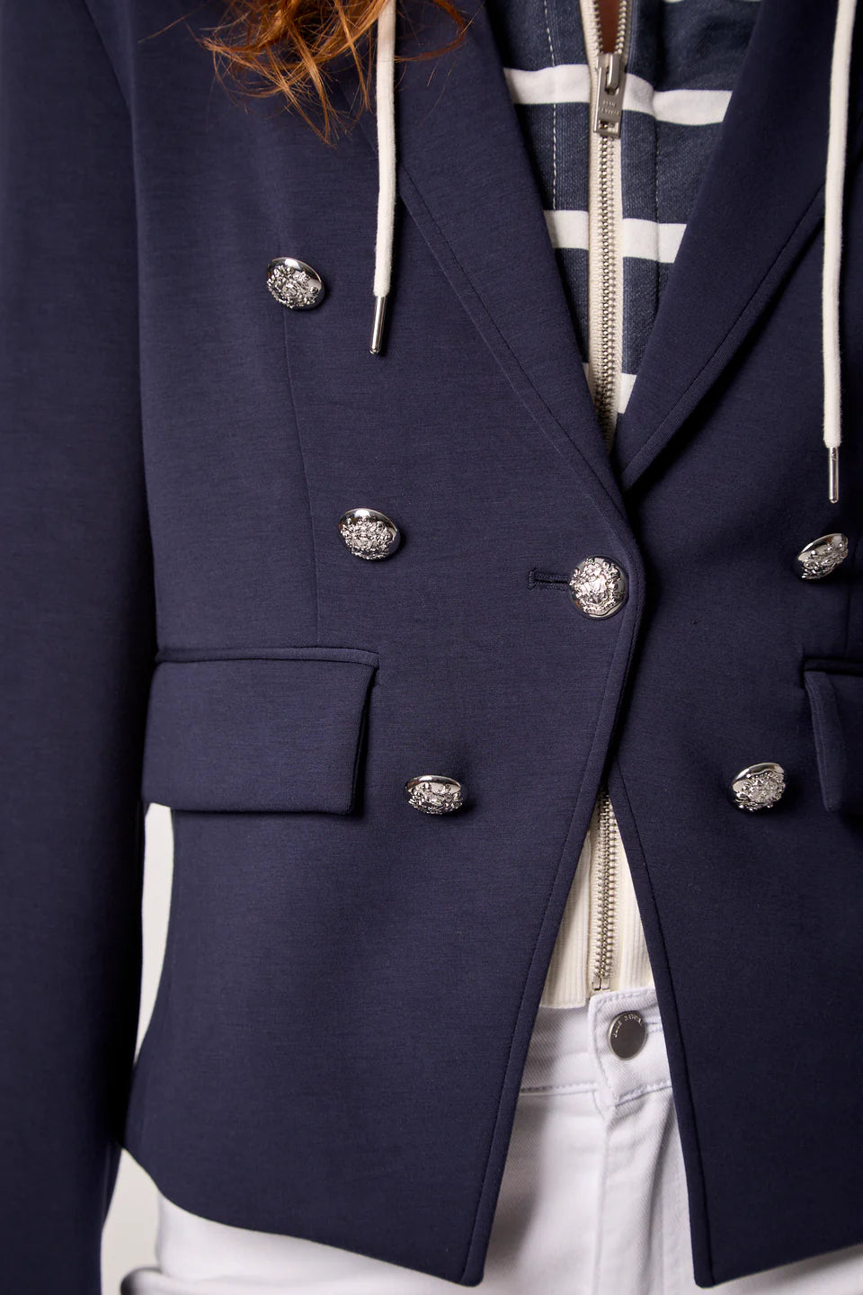Blue Revival Kasey Nautical Hooded Blazer
