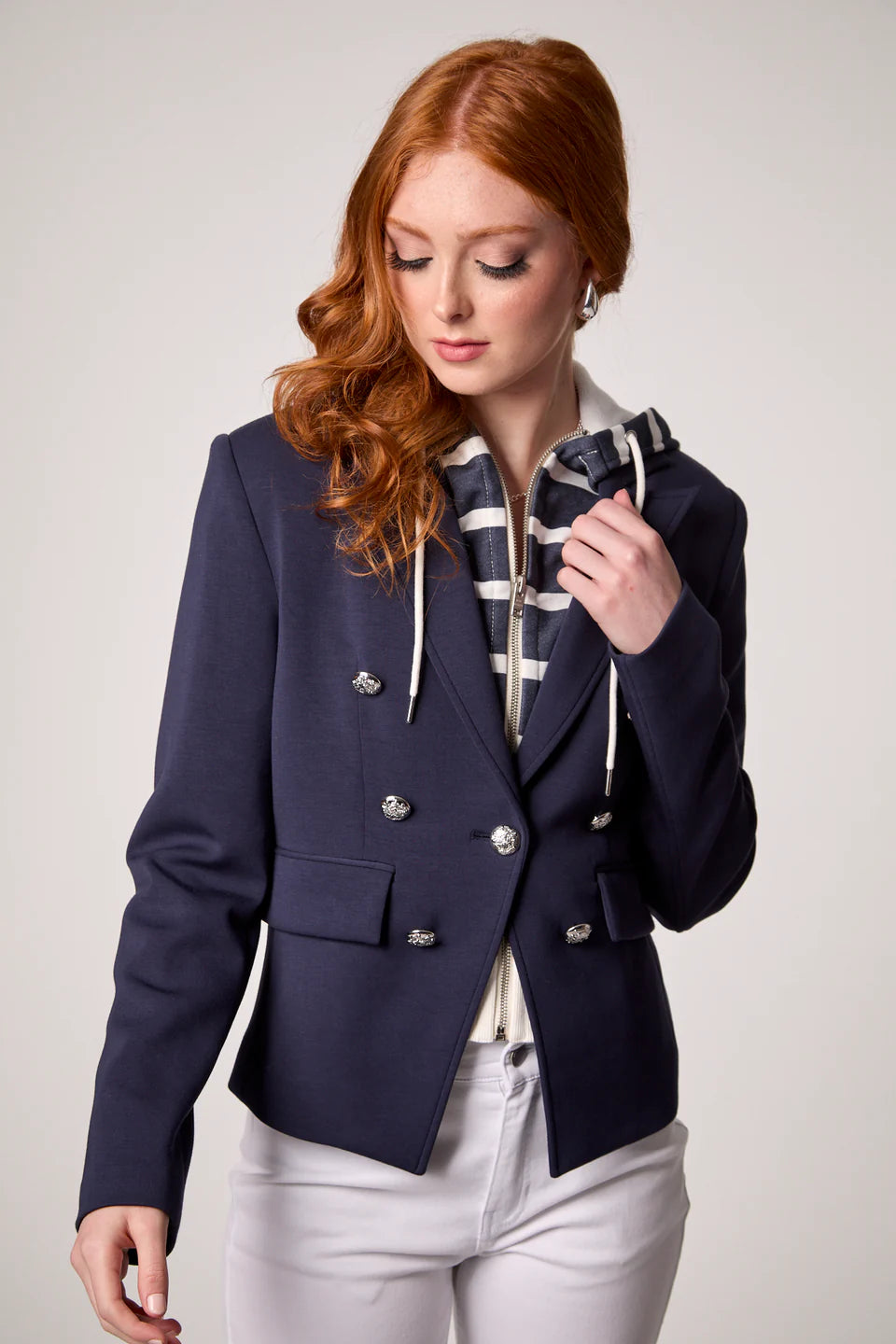 Blue Revival Kasey Nautical Hooded Blazer