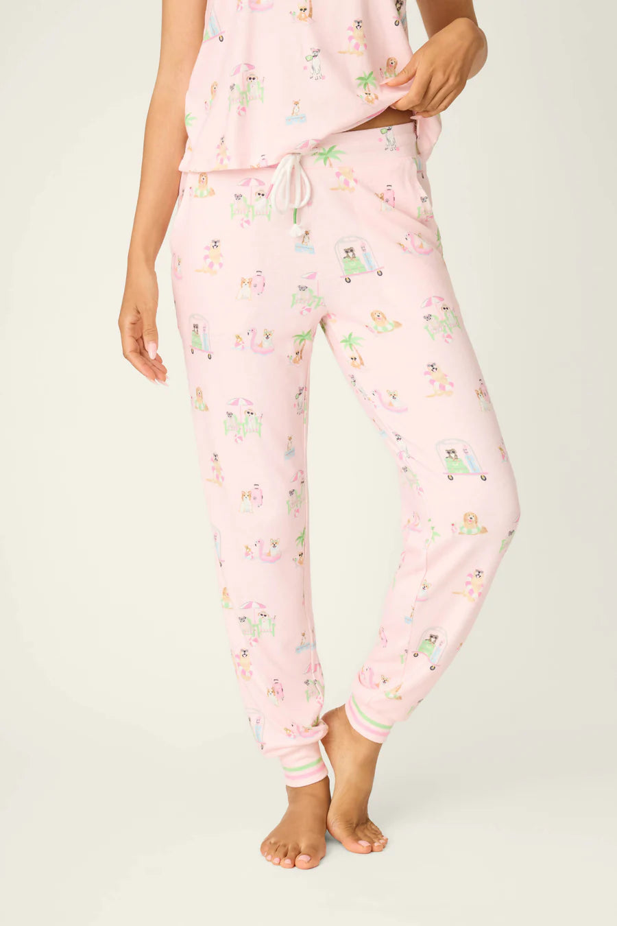 PJ Salvage L/S Pant Pupcation PJ Set