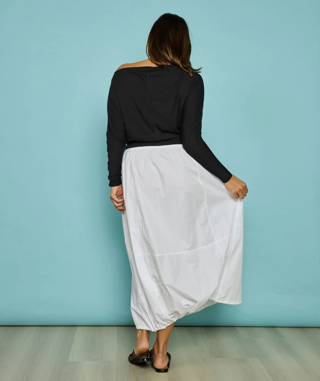 SheBird Taylor Off The Shoulder Top - Black