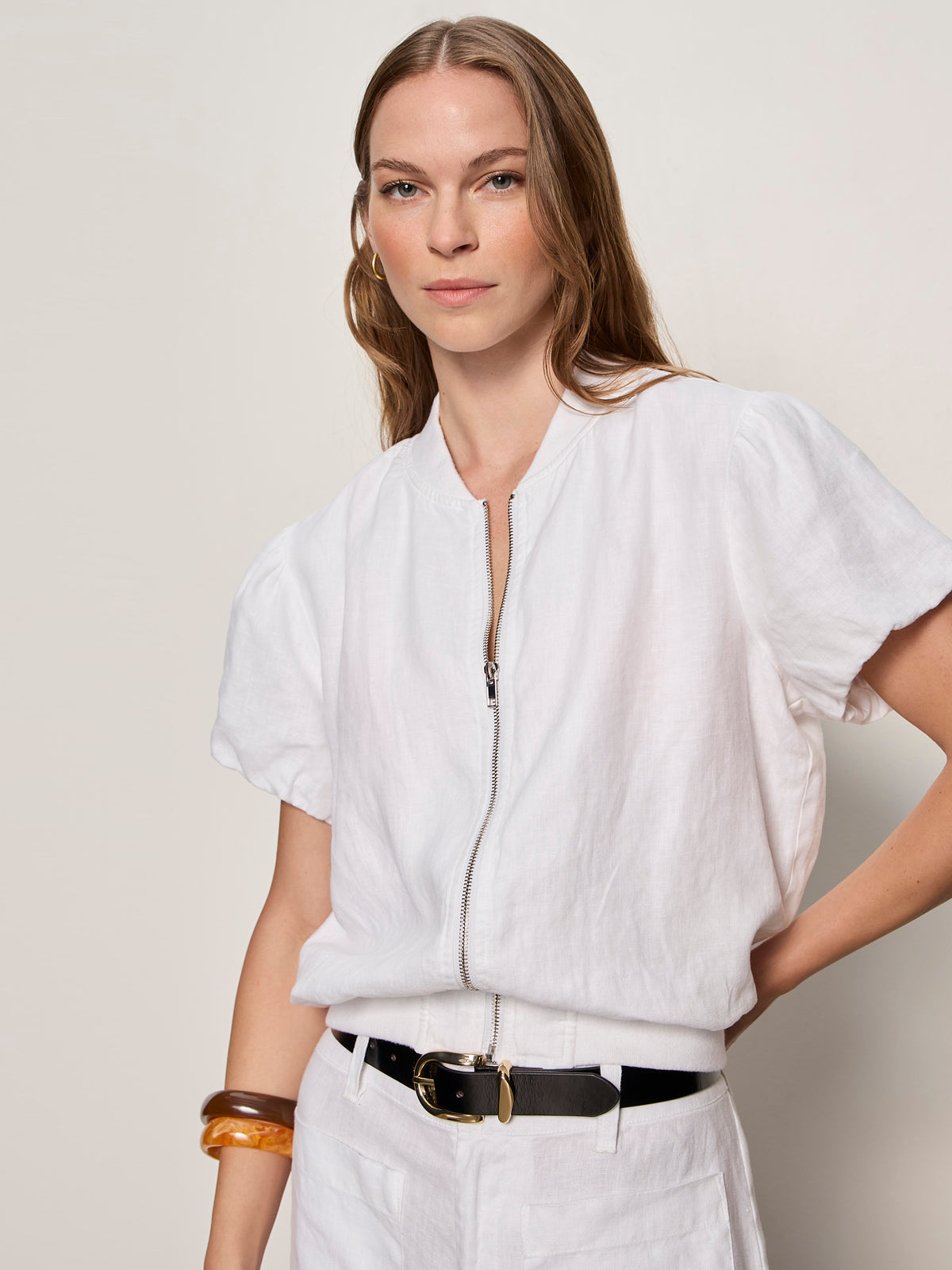 Sanctuary Everly Linen Bomber