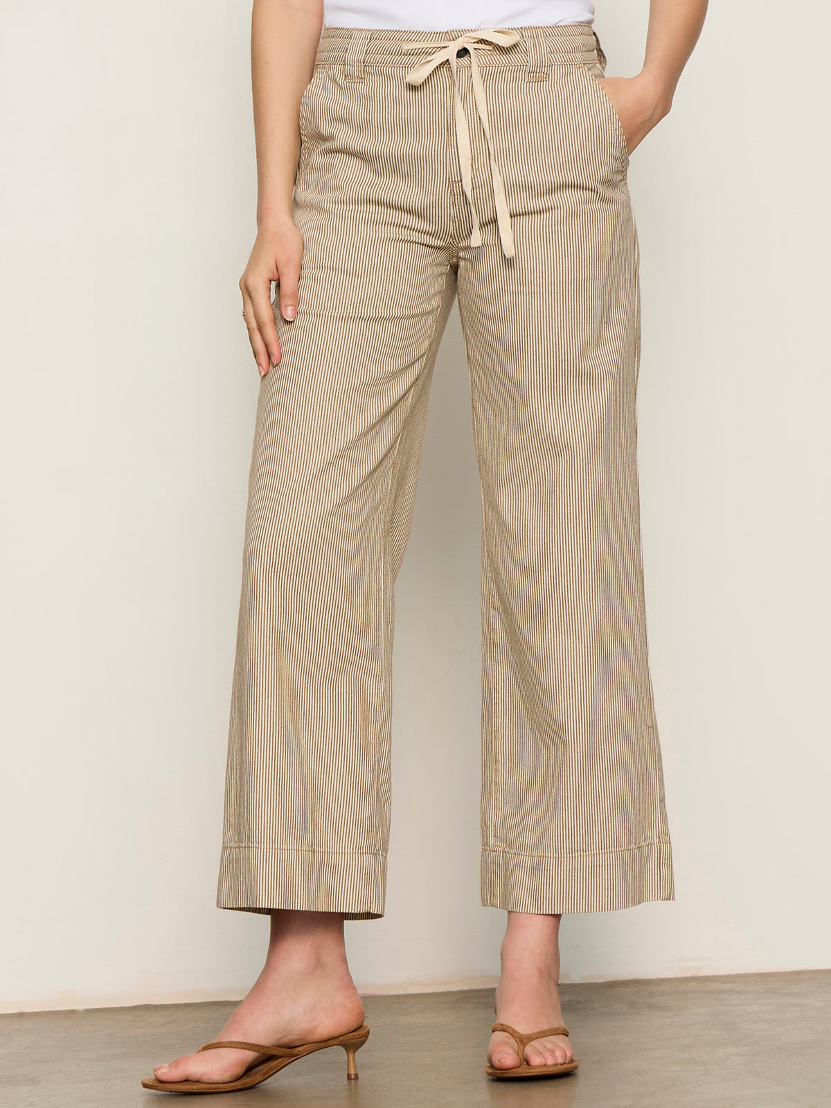 Sanctuary Lily Striped Cropped Pant