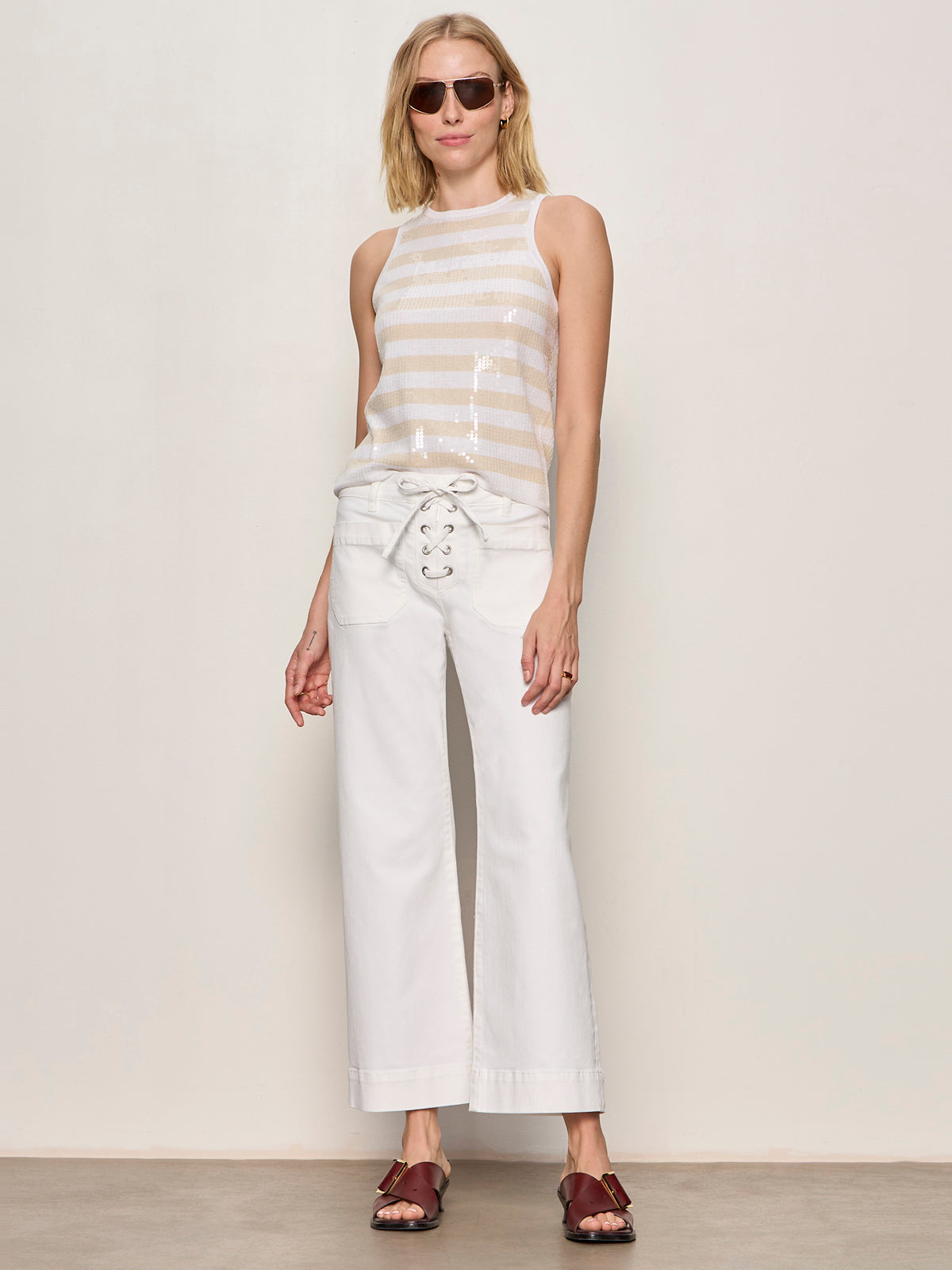 Sanctuary Summer Shine Sequin Shell Tank