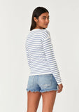 Lovestitch Stripe Front Knot Pullover