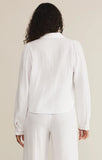 Z Supply Campo Button Up Gauze Top White