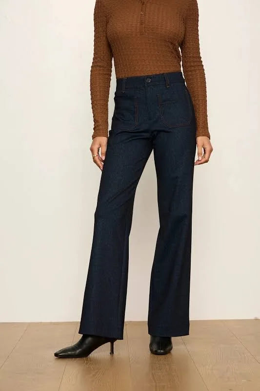 Sanctuary Marine Knit Pant - Indigo