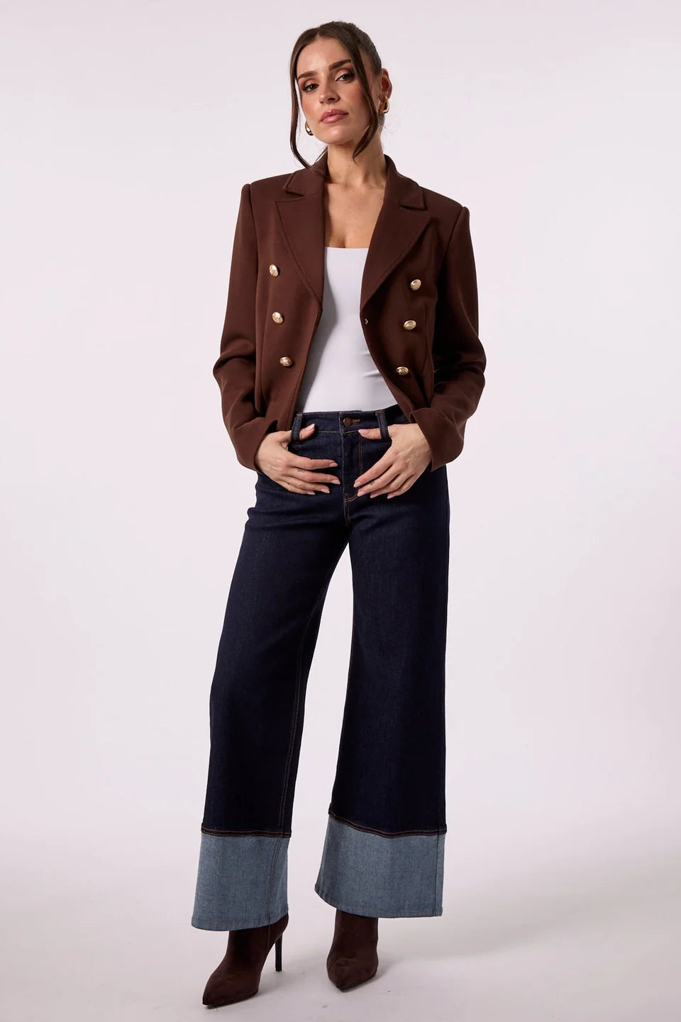 Blue Revival Charolette Cropped Blazer