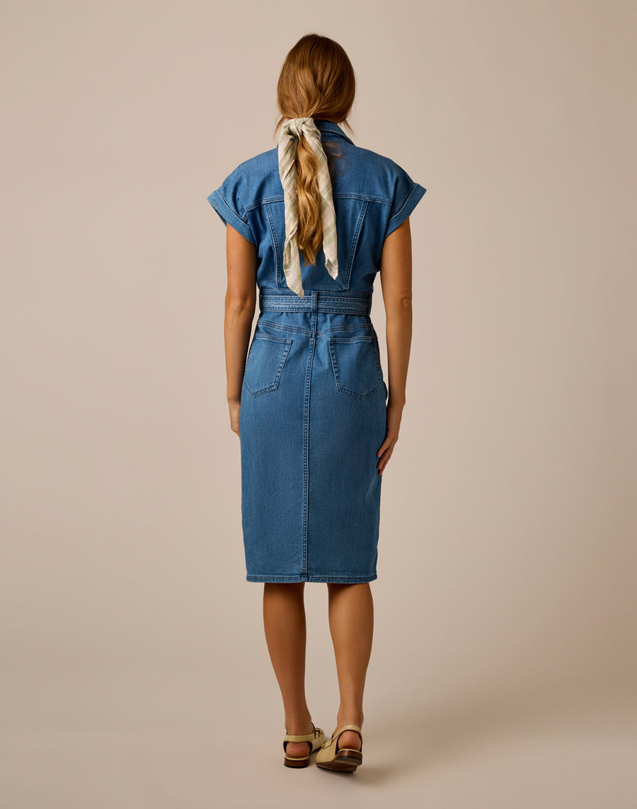 Carve Franny Lightweight Denim Shirtdress