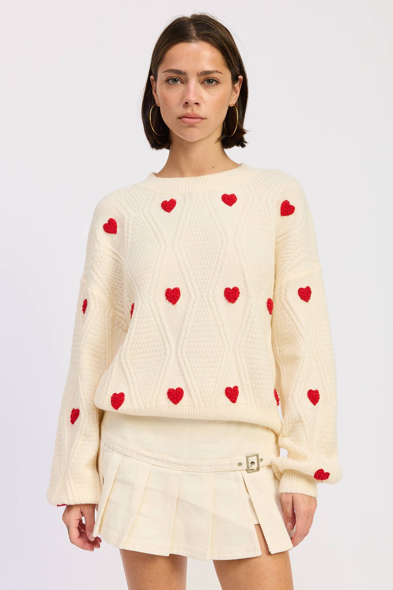 Emory Park Hearts Sweater