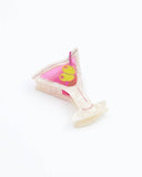 Packed Party SAY CHEERS MARTINI HAIR CLAW CLIP
