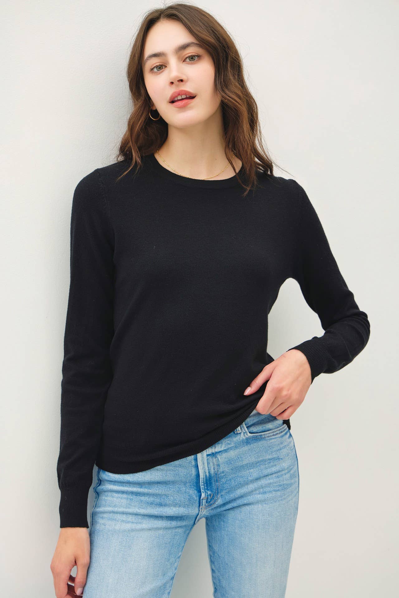 Be Cool Lightweight L/S Crewneck Sweater